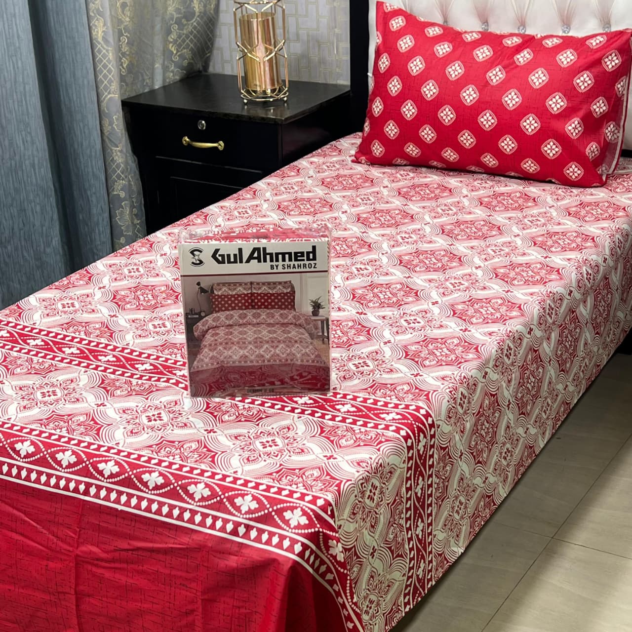 Gulahmed Inspired Premium Cotton Bedsheet