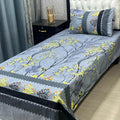 3D Crystal Cotton Single Pair Bedsheets  Soft Printed Bedsheet Set with Pillow Covers